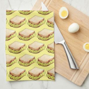 Paño De Cocina Tienda de chile inglesa Butty Sandwich Takaway Com