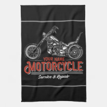 Tienda personalizada de reparación de motocicletas