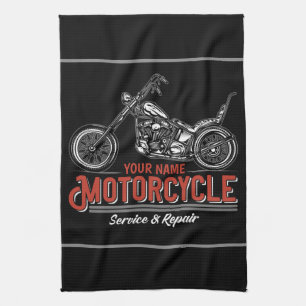 Paño De Cocina Tienda personalizada de reparación de motocicletas