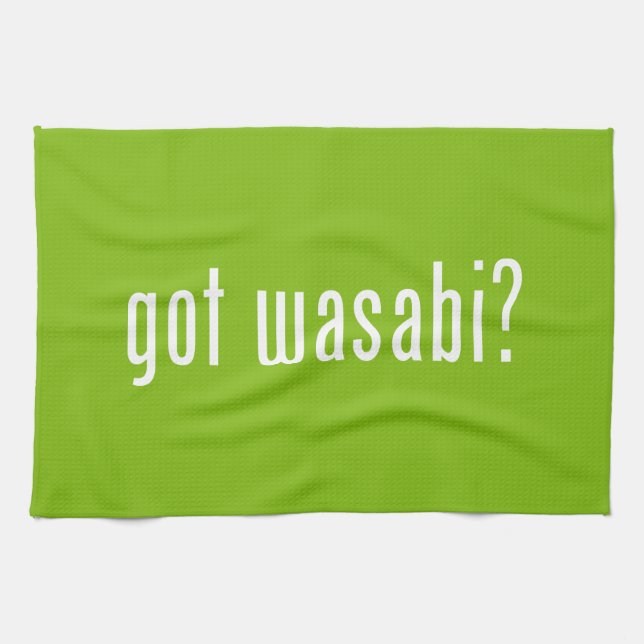 Paño De Cocina ¿tiene wasabi? (Horizontal)