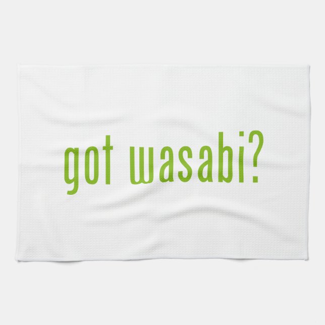 Paño De Cocina ¿tiene wasabi? (Horizontal)