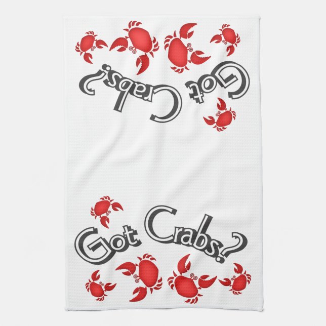 Paño De Cocina ¿Tienes cangrejos? El humor de los Red Crabs (Vertical)