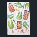 Paño De Cocina ¿TIENES Kimchi? Ingredientes picantes Diversión de<br><div class="desc">Decore su cocina con esta divertida toalla de kimchi. ¡Hace unas fabulosas vacaciones,  un cambio de hogar o un regalo de boda! Puede personalizar y agregar texto también. Revisa mi tienda por muchos más colores y patrones!</div>