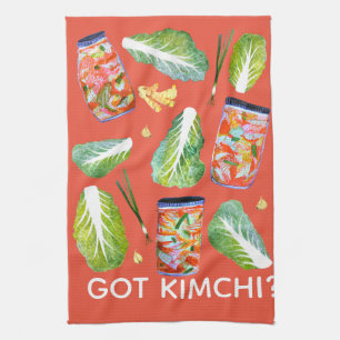 Paño De Cocina ¿TIENES Kimchi? Ingredientes picantes Diversión de
