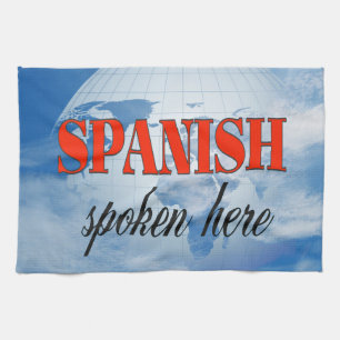 Paño De Cocina Tierra nublada de habla española