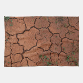 Paño De Cocina tierra seca y agrietada