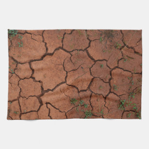 Paño De Cocina tierra seca y agrietada