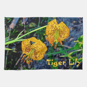 Paño De Cocina Tiger Lily