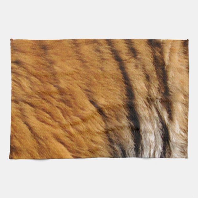 Paño De Cocina Tiger Stripes Big Cat con muestreo fotográfico (Horizontal)