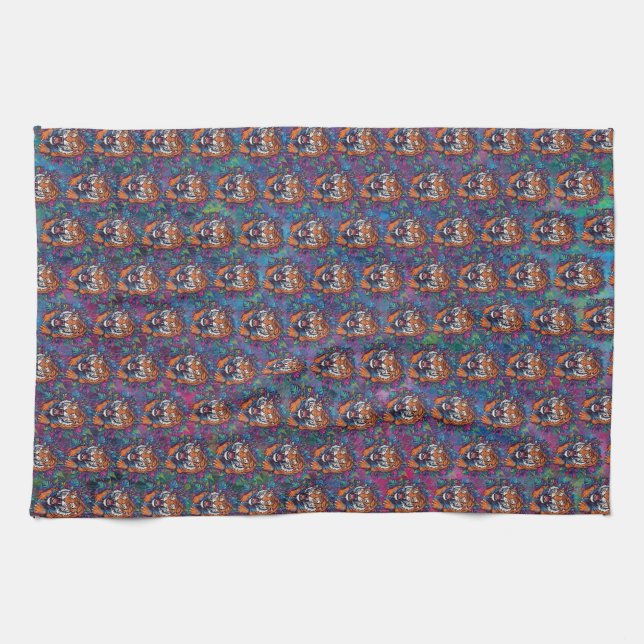 Paño De Cocina Tigre (Horizontal)