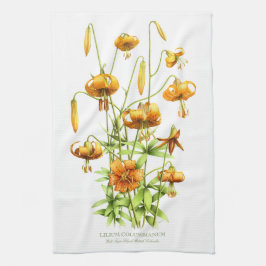 Paño De Cocina Tigre salvaje Lilies