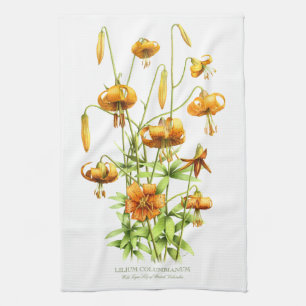 Paño De Cocina Tigre salvaje Lilies