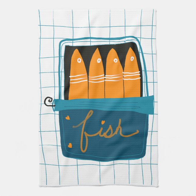 Paño De Cocina Tinned Fish Kitchen Towel (Vertical)
