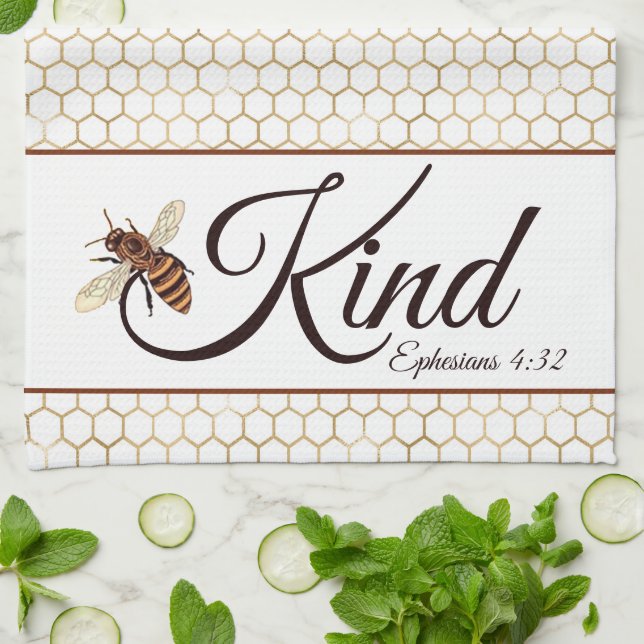 Paño De Cocina Tipo de abeja (Doblado)