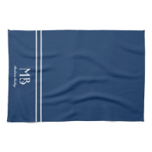 Tipografía decorativa monográfica | Azul marino