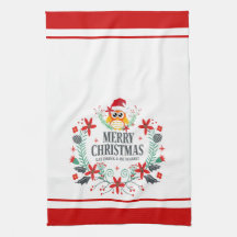 Tipografía moderna Búho de Navidades navideños mer