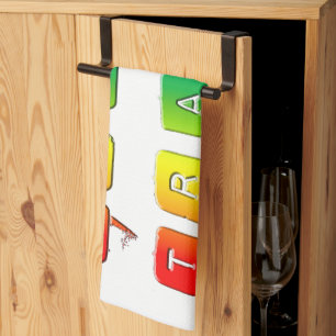 Paño De Cocina Tipografía queer pop de SlipperyJoe comercio duro