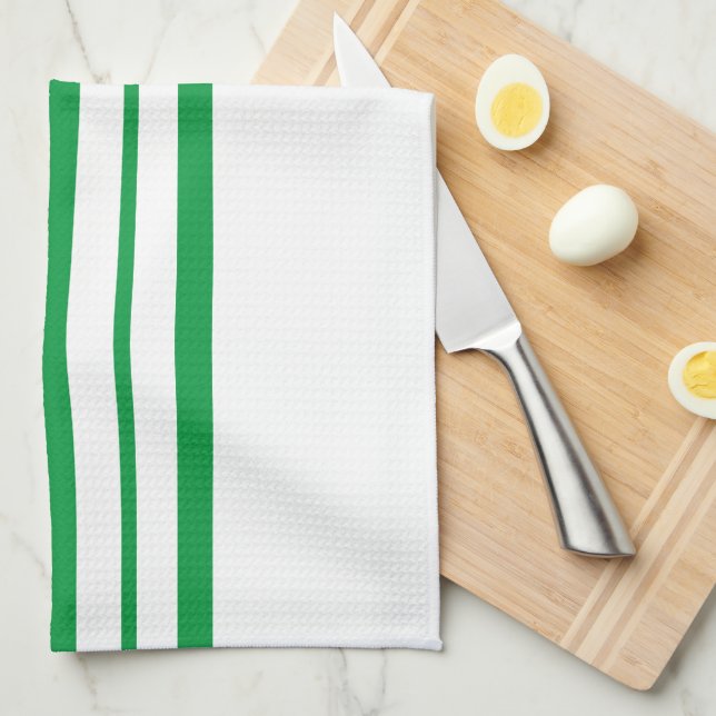 Paño De Cocina Tira Verde (Doblado Cuarto)