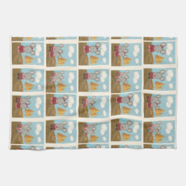 Paño De Cocina Tiras cómicas de la familia de cursi