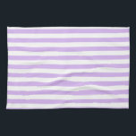 Paño De Cocina Tiras de lavanda<br><div class="desc">Tiras negras y blancas</div>