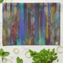 Tiras rotas de texturas de color digital