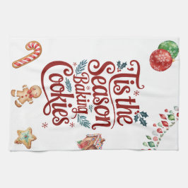 Paño De Cocina 'Tis the Season Baking Cookies Kitchen Towel 