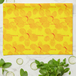 Paño De Cocina Tiza Floral Pastel de Verano