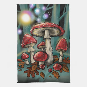 Paño De Cocina Toadstools encantados