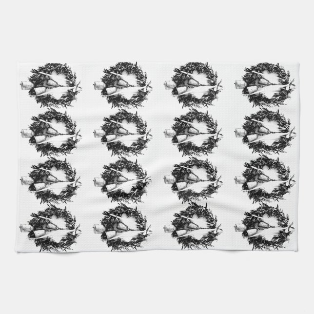 PAÑO DE COCINA **TOALLA DE COCINA DE LOS NAVIDADES** (Horizontal)