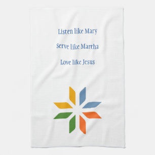 Paño De Cocina ¡Toalla de plato para los de Mary y Martha!