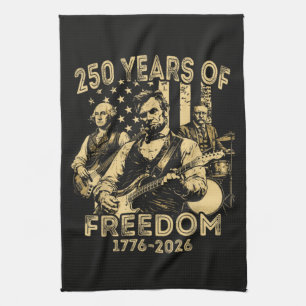 Paño De Cocina Tocar la guitarra 4 de julio 250 aniversario