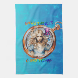 Paño De Cocina Todo es gay hoy - Alicia en el país de las maravil