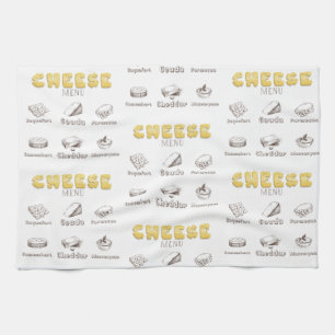 Paño De Cocina Todo sobre el menú Tipos de queso           