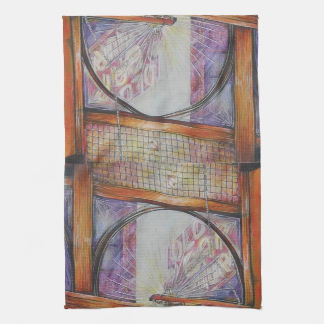 Paño De Cocina Todos Estamos Volando A La Misma Luz. (Vertical)