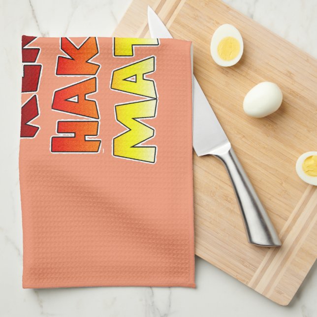 Paño De Cocina Todos Kenia Hakuna Matata (Doblado Cuarto)