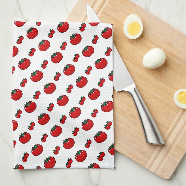 Paño De Cocina Tomate (Doblado Cuarto)