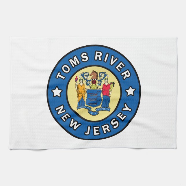 Paño De Cocina Toms River New Jersey (Horizontal)