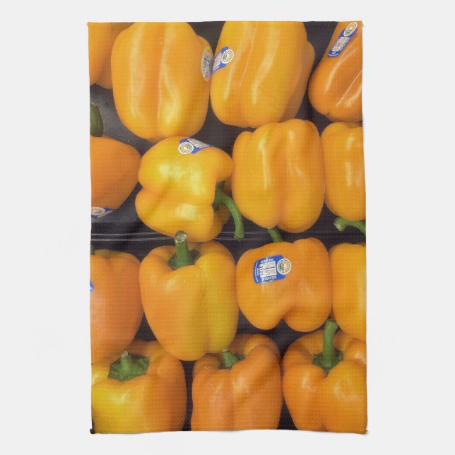 Paño De Cocina Tonos de amarillo mostaza (Vertical)