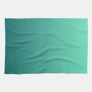 Paño De Cocina Tonos de azul verde aguamarina verde teñido de azu