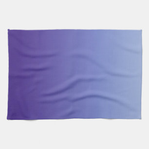 Paño De Cocina Tonos de Violeta Periwinkle a Azul