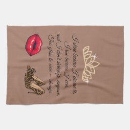 Paño De Cocina Too Glam To Care – Chic Quote