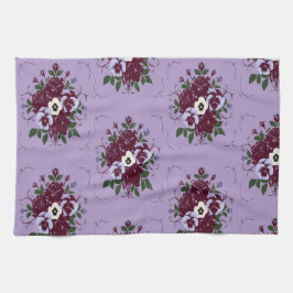 Paño De Cocina Torchon - Bouquet de Violettes
