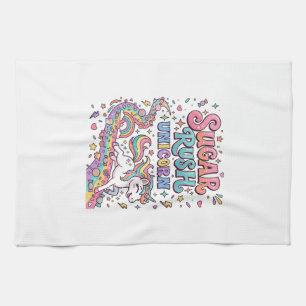 Paño De Cocina Tormenta de Azúcar Unicornio Unicornio Kawaii Merc