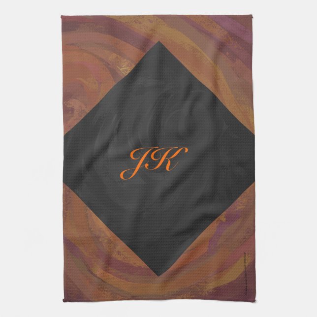 Paño De Cocina Tornillo de Carmel de Chocolate (Vertical)