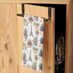 Paño De Cocina Torre Eiffel, Navidades de París de los 'Topiaries