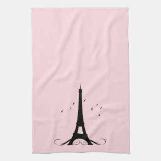 Paño De Cocina Torre Eiffel rosada de París