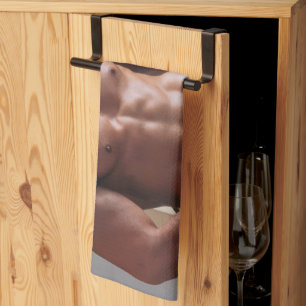 Paño De Cocina Torso de hombre musculoso sin camiseta de Slippery
