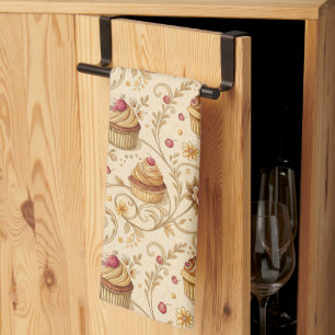 Paño De Cocina Torta Vintage Personalizada con Elegancia de Repos