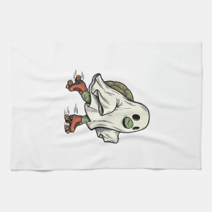 Paño De Cocina Tortuga Fantasma Patinaje Sobre Ruedas Diseño Vint