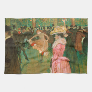 Paño De Cocina Toulouse-Lautrec - En el Rouge, la danza